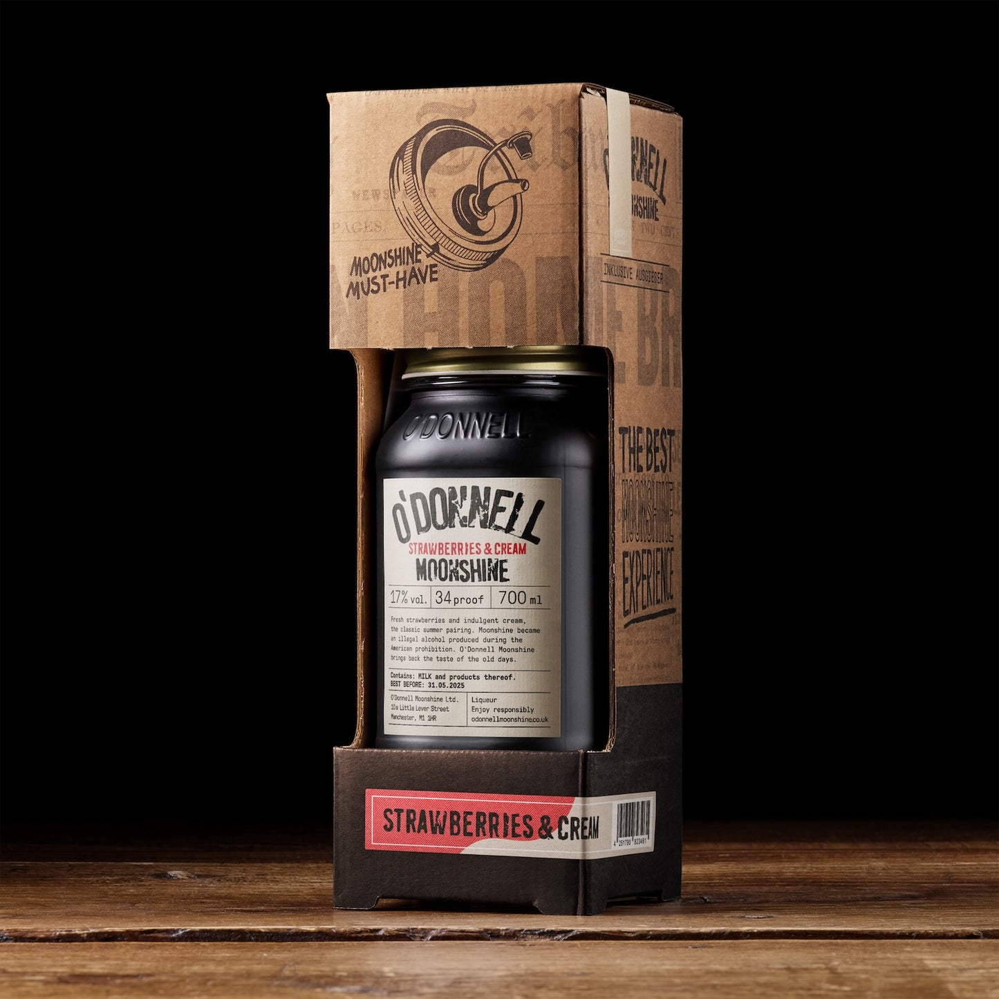 Strawberries & Cream Gift Set front view