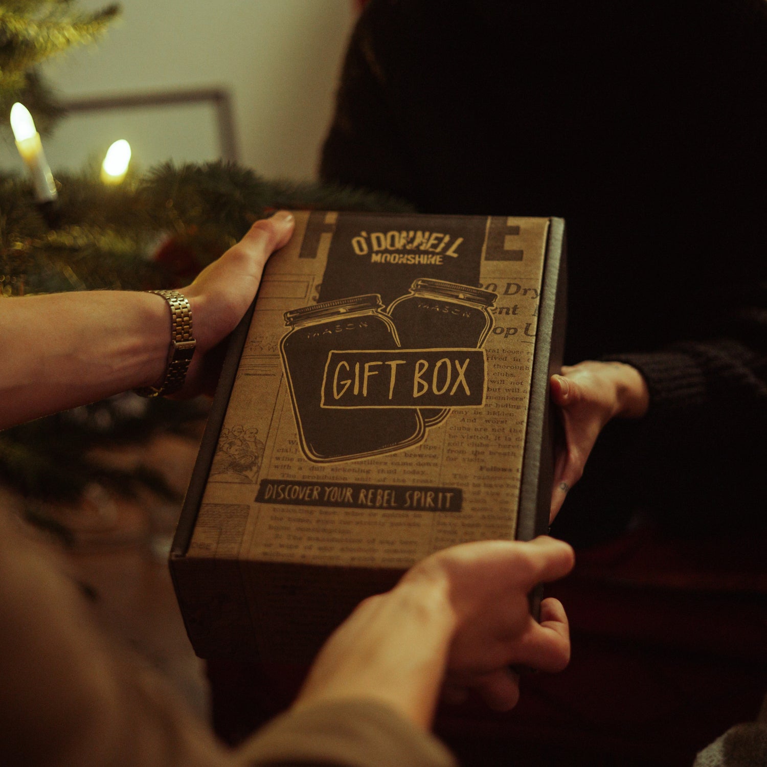 Packaged gift box