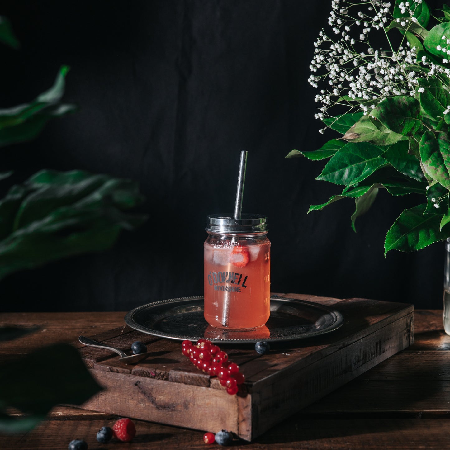 metal straw with glass
