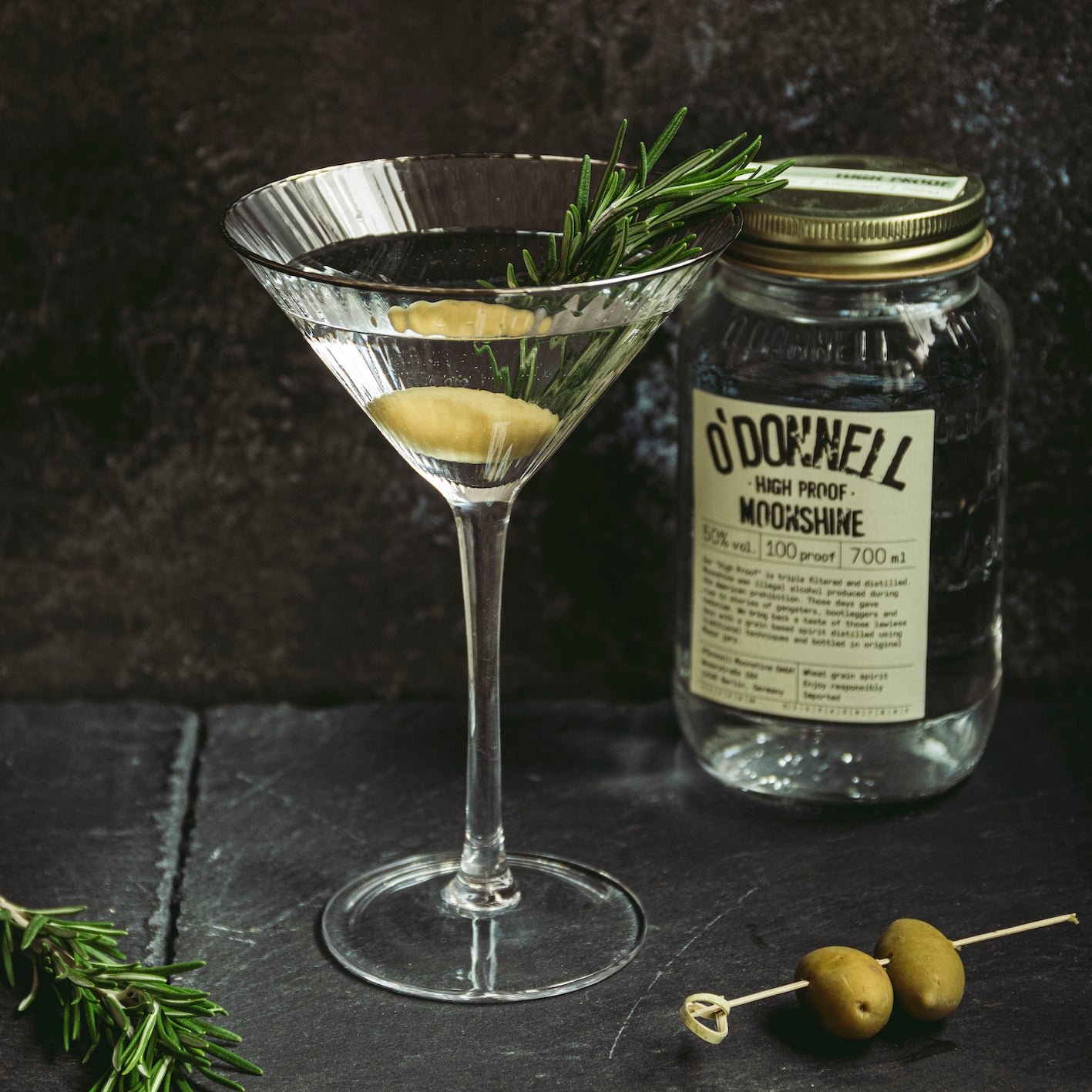 O Donnell Moonshine Martini