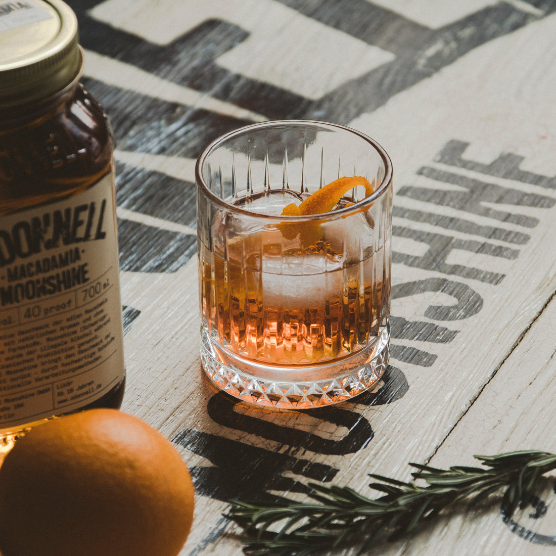 O Donnell Moonshine New Old Fashioned