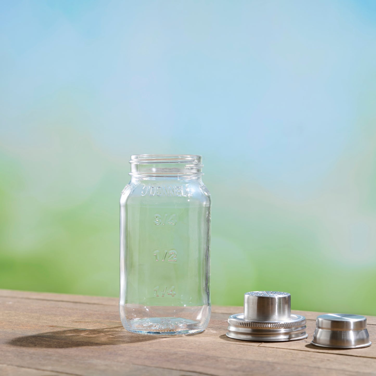 Cocktail Shaker lid with jar