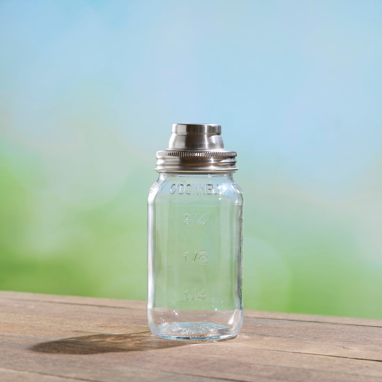 Cocktail Shaker lid with jar