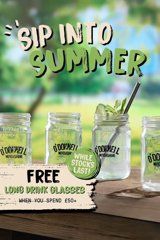 Sip into summer, free long drink glasses when you spend £50 or more while stocks last