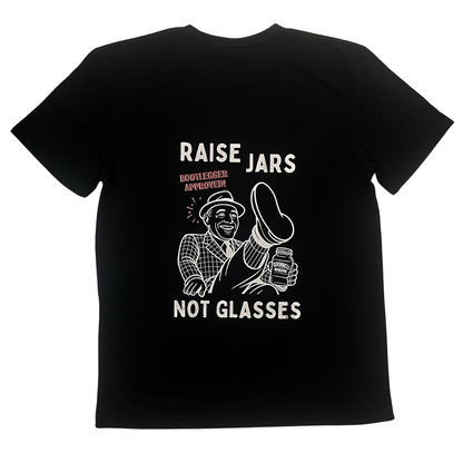 Back of Red and White detailed t-shirt