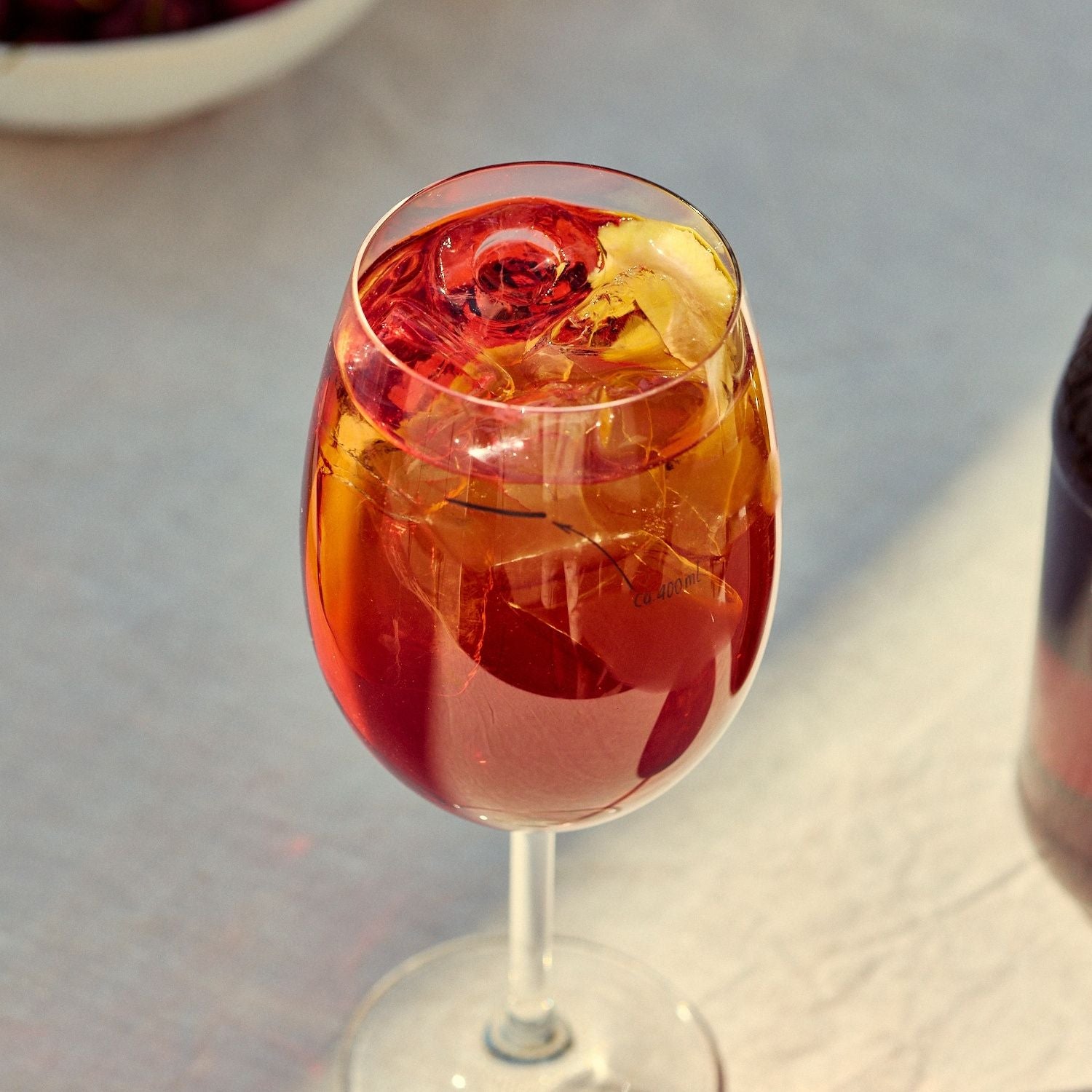 O'Donnell Spritz Glass filled with spritz