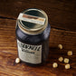O'Donnell Moonshine 700ml Jar Tough Nut Cream shot from above. 
