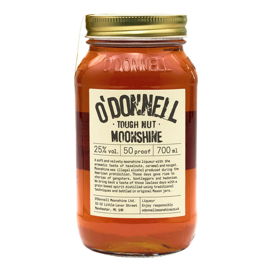 O'Donnell Tough Nut Moonshine on a white background