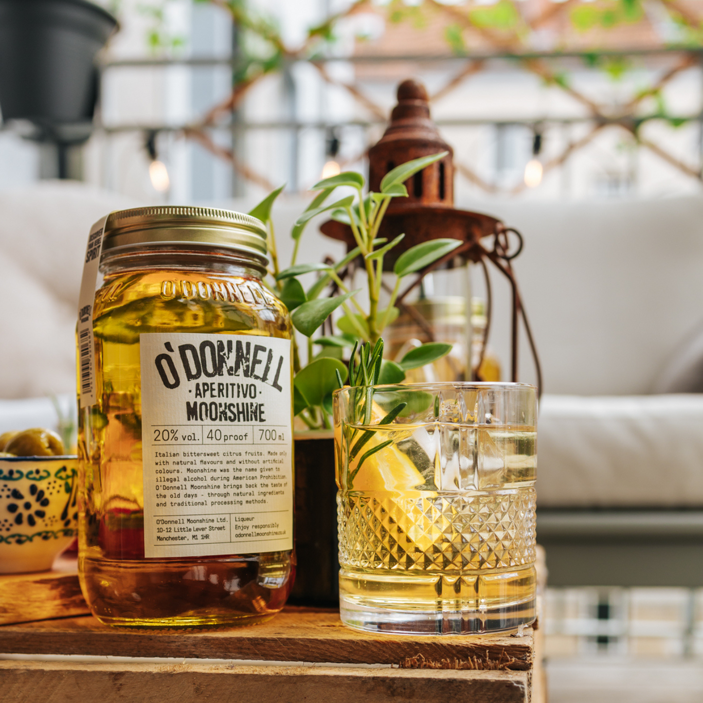 O'Donnell Aperitivo with cocktail 