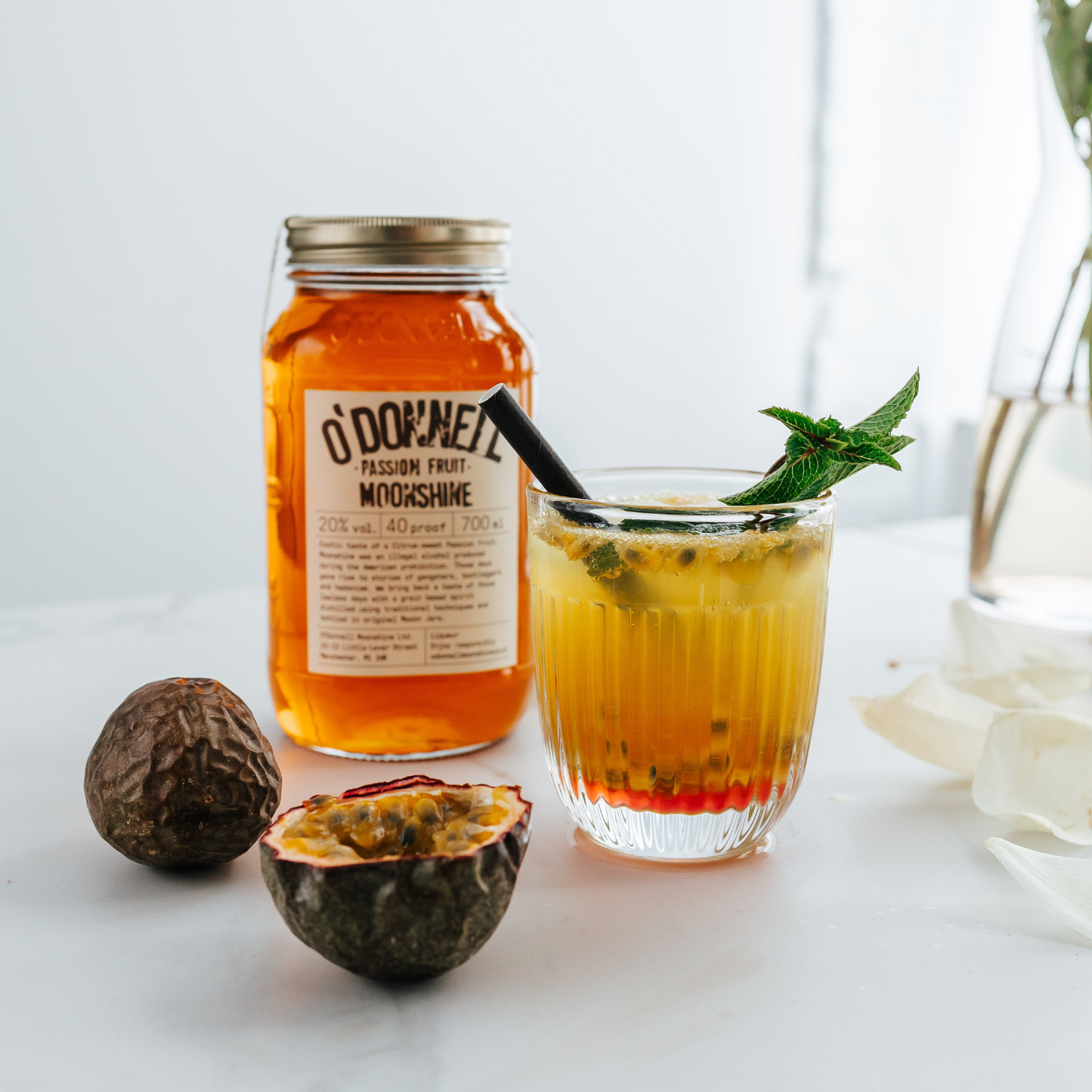 Passion Fruit Moonshine cocktail