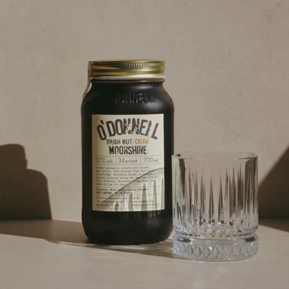 tough nut cream moonshine being poured