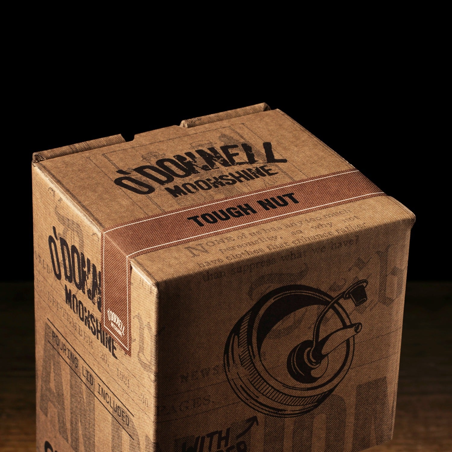 O Donnell Moonshine Tough Nut gift set from above 