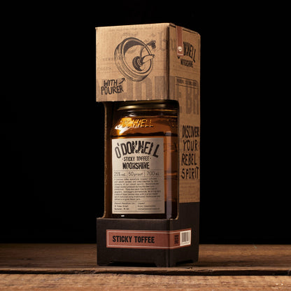sticky toffee gift set with pouring lid included