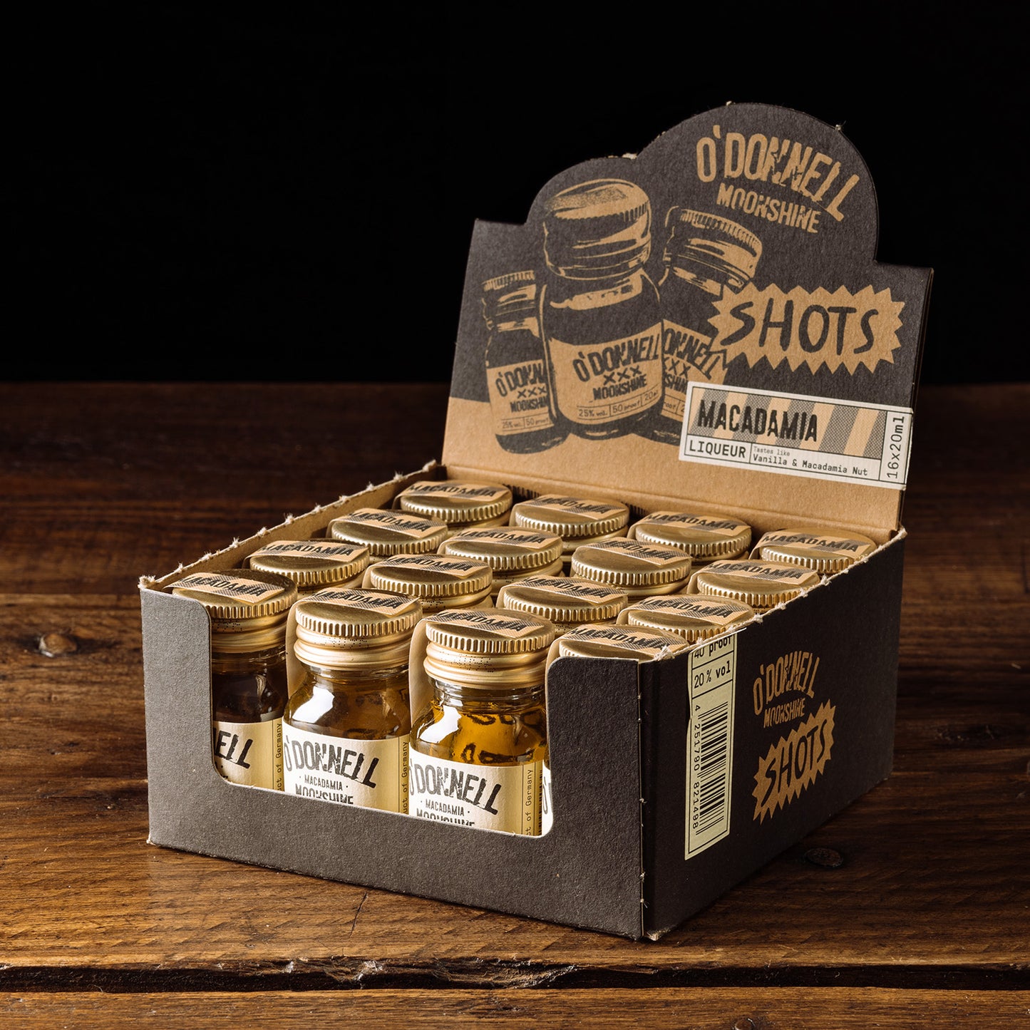 O'Donnell Moonshine 16er micro moonshine box 16 micros macadamia