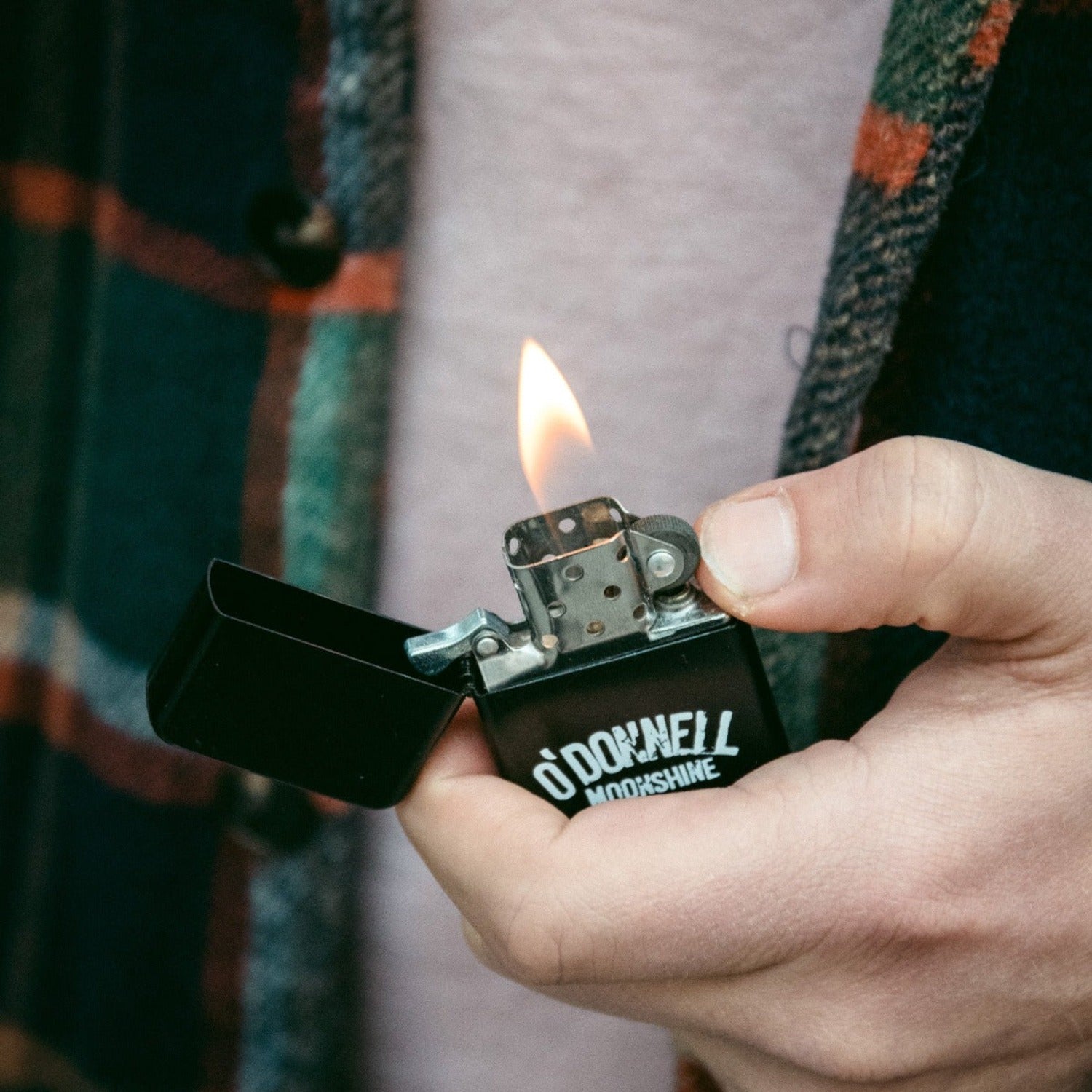 O Donnell Moonshine Lighter in use