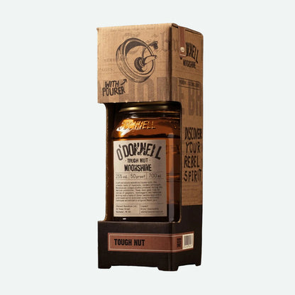 O Donnell Moonshine Tough Nut gift set with pouring lid included